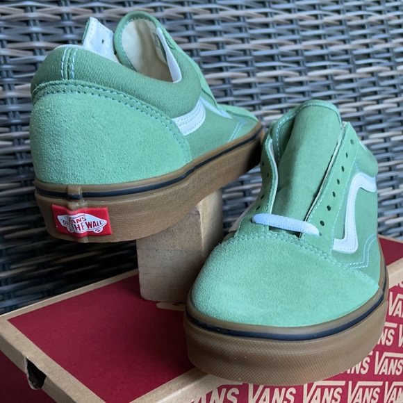 Vans Old Skool Gum Basil/True White MENS - Picture 10 of 16